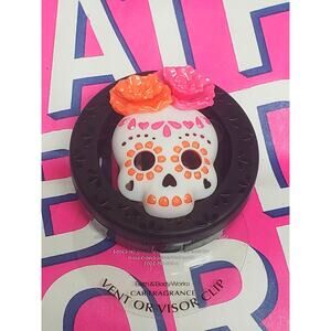 BBW Floral Sugar Skull Visor & Vent Clip Car Fragrance Holder Scent Decor